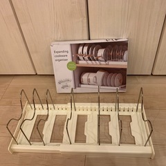 早い方優先【鍋ふた・フライパンスタンド（伸縮式）】1,000円