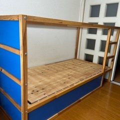 ★ IKEA製 収納付き2段ベッド（中古）譲ります の画像