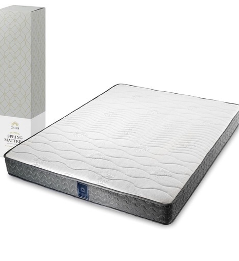 GOKUMIN マットレス ポケットコイル 【腰部徹底サポート】 厚さ20cm 高反発 180N 高耐久 32D 体圧分散 スプリングマットレス ごくみん セミダブル