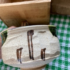 織部焼　茶器　の画像