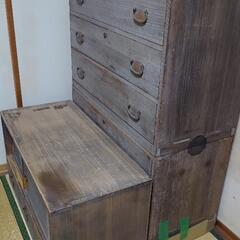値下げしました。純和 桐箪笥(きりタンス)防虫効果有り 家具 収納家具 タンス、衣類収納  の画像