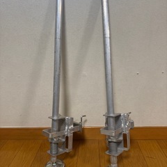 アルミ製安全ストッパー角脚立用S-AL 2個
