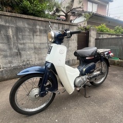 スーパーカブ　50 キャブレター車両　グリップヒーター付き