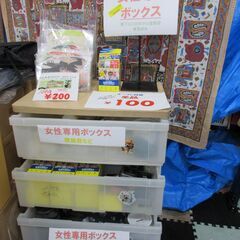 女性専用ボックスです　いろいろ　あります　新品未使用のトリ…