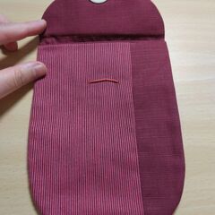 足袋入れ　えんじの画像