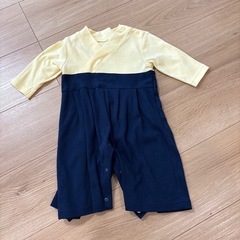 和風ロンパースと羽織の画像