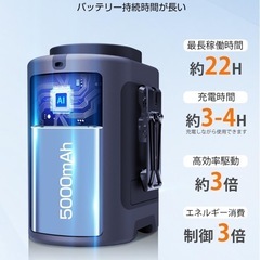 【新品未使用】✨大特価✨ベルトファン 腰掛け扇風機 4段階調節 13000RPM 超強風の画像
