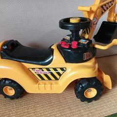 再開します。足けり乗用玩具 キングショベル

