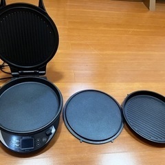 エムケー精工両面焼きホットプレート「HASAMIZE」 TK-H315Kの画像