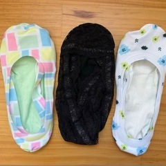 レディース フットカバー 3足セット