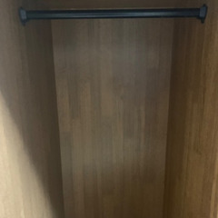 上着収納ボックス　ハンガー付いてます