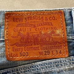 Levi's 503 デニムショートパンツ 29インチの画像