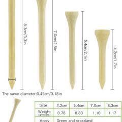 30本入り竹製ゴルフティー自然回帰！

- 数量: 30本
- 素材: 竹製
- サイズ: 約8.3cm

の画像