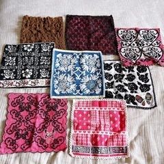 ハンカチ 大量 おまとめ 8枚　ガーリー ANNA SUI など