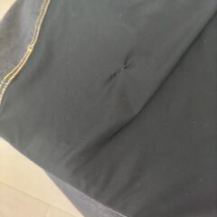 商談中☆無印良品ビーズクッション☆デニム地　訳の画像