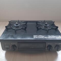 【美品】2口　ガスコンロ　LPガス用