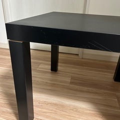 IKEA サイドテーブル 
LACK 黒の画像
