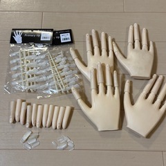ネイル練習用ハンド＋チップ