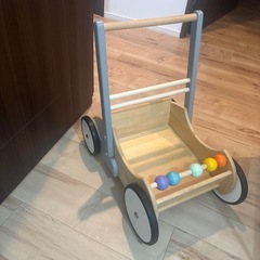 手押し車　ベビー用品　木製