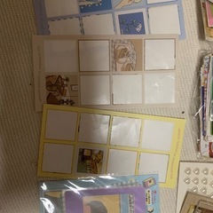 【シール詰め合わせ　文具　透明ストラップ　まとめて全部】の画像
