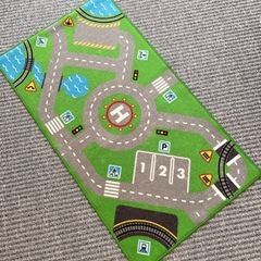 プレイマット 道路 こども 車遊び 絨毯 IKEA