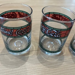 グラス コカコーラのコップ5個の画像