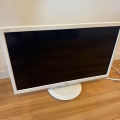 【動作良好】SHARP AQUOS テレビ 22型相当／ホワイト...