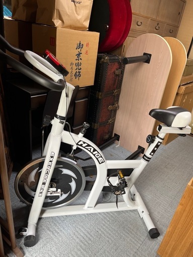 エアロバイク　HAIGE スピンバイク　フィットネス　HG-YX-5006A ホワイト　取説付き