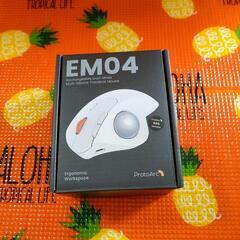 ProtoArc EMO4 トラックボールマウス レッド 未使用