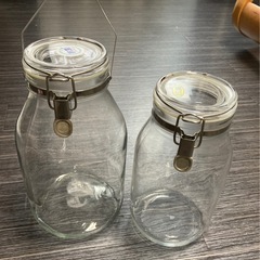 未使用⭐️果実酒　梅酒容器　梅酒の瓶　ガラス瓶　密閉ガラス瓶　２...