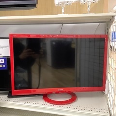 【トレファク　ラパーク岸和田店】SHARP 液晶テレビ　レッド　...