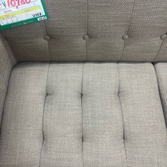 ★947 (ワイドソファーお探しの方必見)　2.5人掛けソファー　ベージュ　【リサイクルマート鹿児島宇宿店】の画像