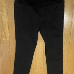 西松屋　ウエストゴム　マタニティウェア　妊婦服　ズボン　パンツ　黒
