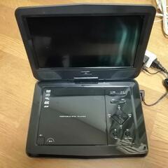 視聴動作確認済み10.1インチポータブルDVDプレイヤー中古乾電...