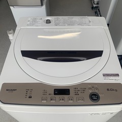 洗濯機　SHARP 人気の6キロ　西小倉　リサイクルショップ　ES-GE6F
　2022年製の画像
