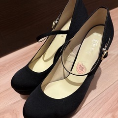 エスペランサ　黒　23.5 
15センチの画像