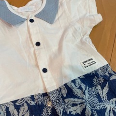 BEBE 半袖ロンパース　80サイズの画像