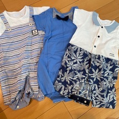 BEBE 半袖ロンパース　80サイズ