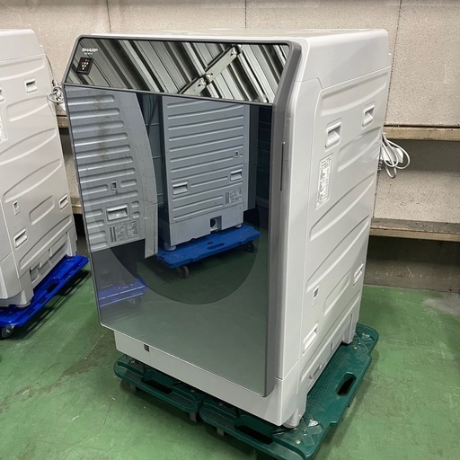 全国最安?2020年購入SHARPドラム式洗濯機　鏡面上位モデルES-W111 配達無料！