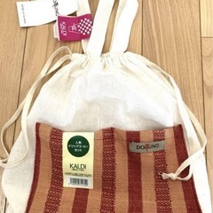 【新品未使用】限定トートバッグ カルディ コーヒーショップ 巾着...