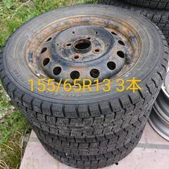 スタッドレスタイヤ 155/65R13 3本 DSX