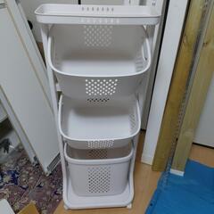 洗濯物入れ　タオルラック　