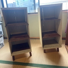 りんご箱で作った棚　2個