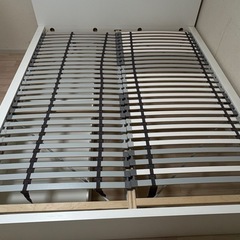 IKEA MALM マルム ベッドF 収納BX2付 160x200 ホワイト/LÖNSET ロ ンセット APの画像