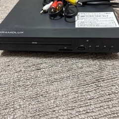 DVDプレイヤーGRAMOLUXリモコン付きの画像