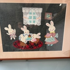裁縫の額いり壁飾りの画像