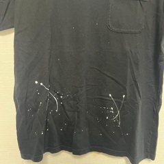 UNIFORM EXPERIMENT 83 ペイント 藤原ヒロシブラック Tシャツの画像