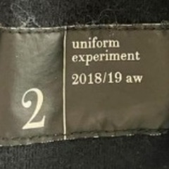 UNIFORM EXPERIMENT 83 ペイント 藤原ヒロシブラック Tシャツの画像