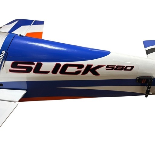 【現状渡し】Slick 580 RC飛行機 本体 部品取り用・動作未確認・直接引取限定 ラジコン飛行機 模型 飛行機