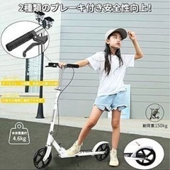 【新品4月購入】【美品】2台分 キックボード（キックスケーター） 同時売りの画像